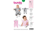 Schnittmuster burda kids - Strampler 9314